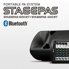 壹定发发布两款新型号便携式扩声系统产品——STAGEPAS 400BT 以及 600BT